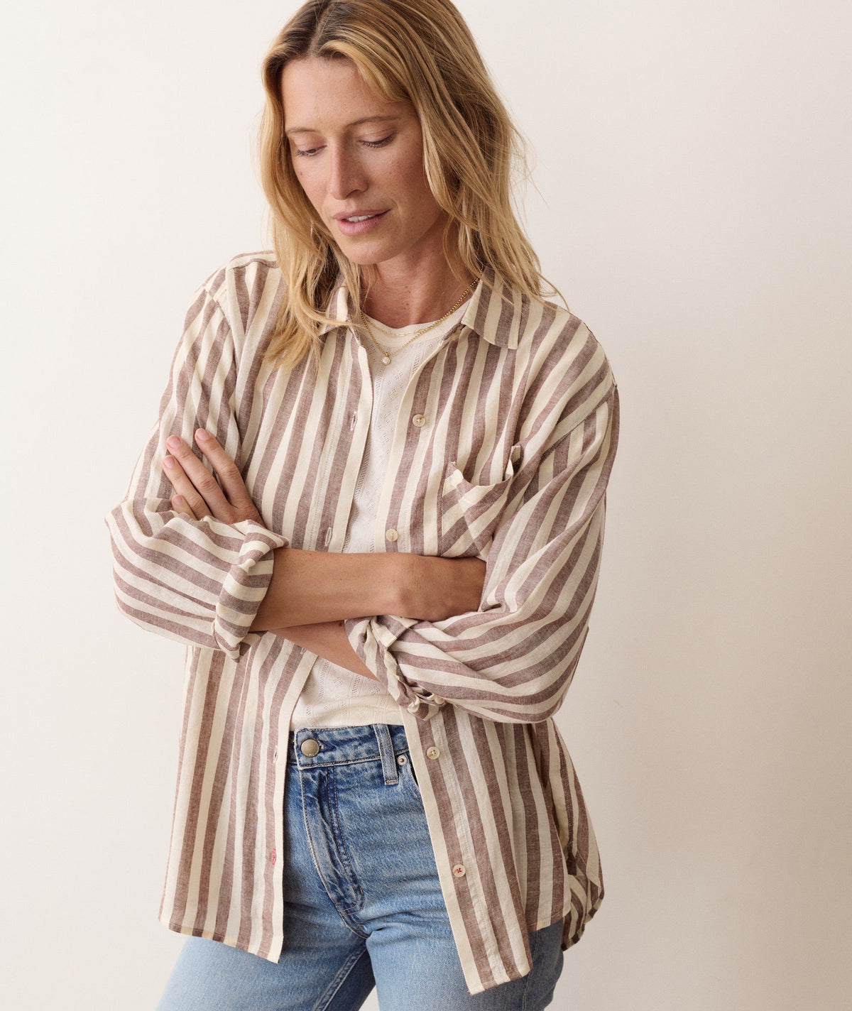 Marine Layer Jane Relaxed Linen Shirt