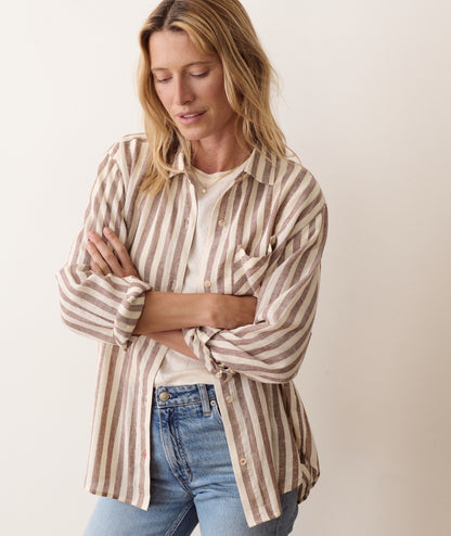 Marine Layer Jane Relaxed Linen Shirt
