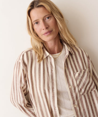 Marine Layer Jane Relaxed Linen Shirt