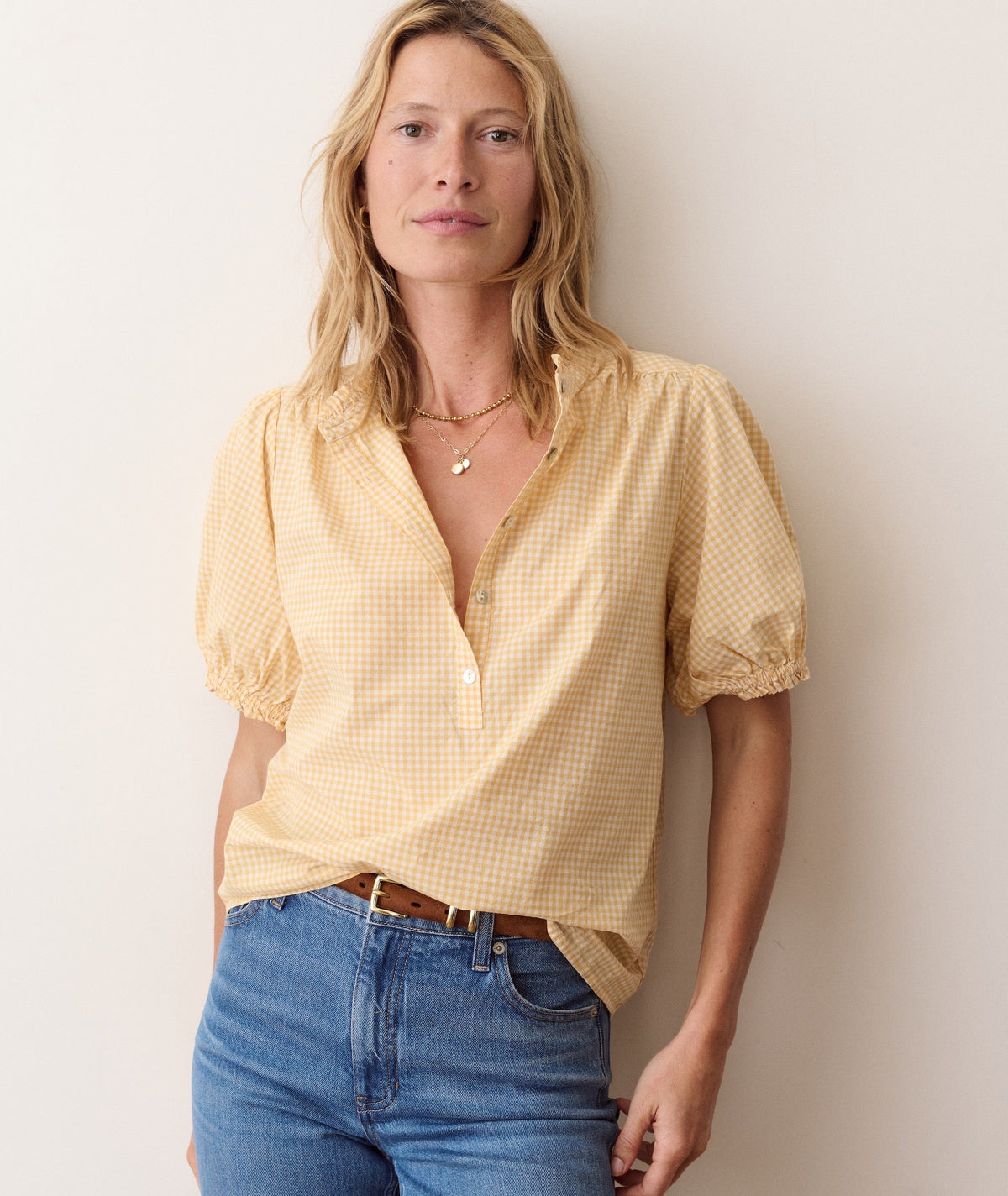 Marine Layer Josie Poplin Blouse