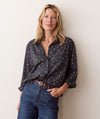 Navy Polka Dot