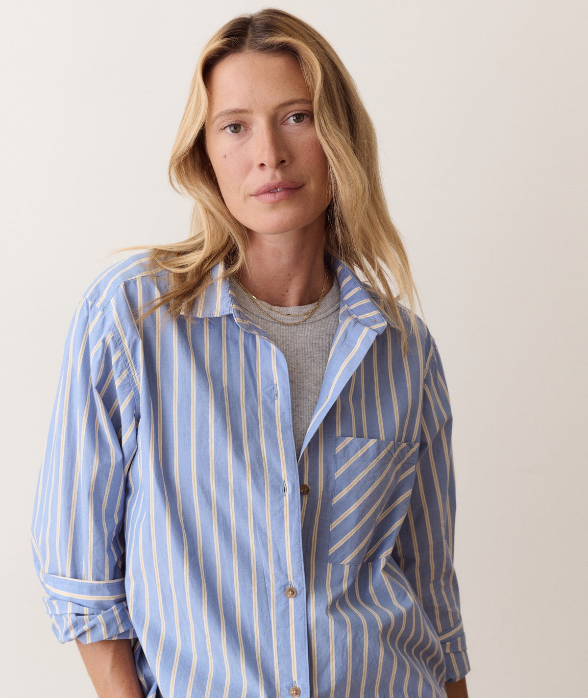 Marine Layer Jane Relaxed Cali Poplin Shirt