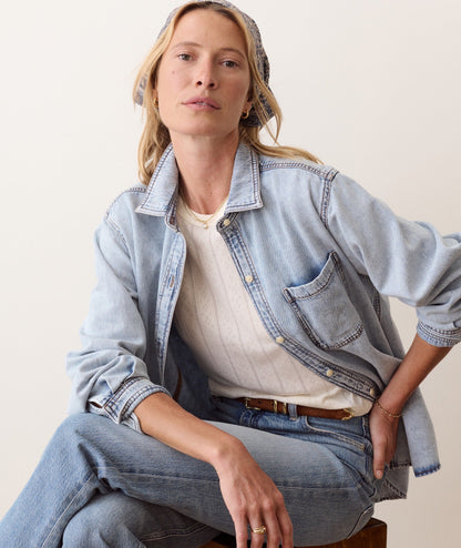 Marine Layer Jane Relaxed Denim Shirt