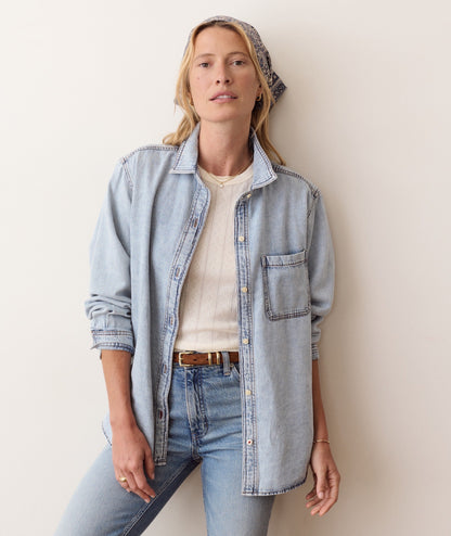Marine Layer Jane Relaxed Denim Shirt