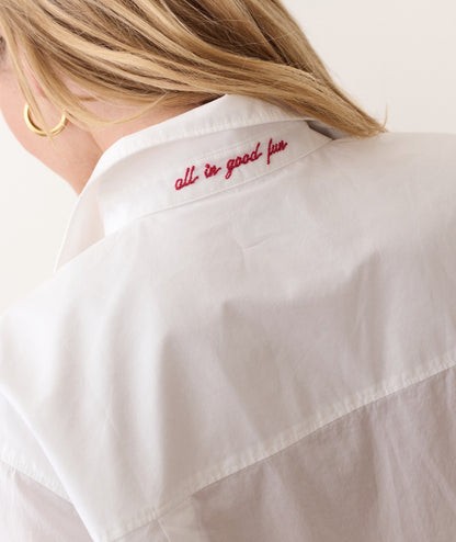 Marine Layer Jane Relaxed Cali Poplin Shirt