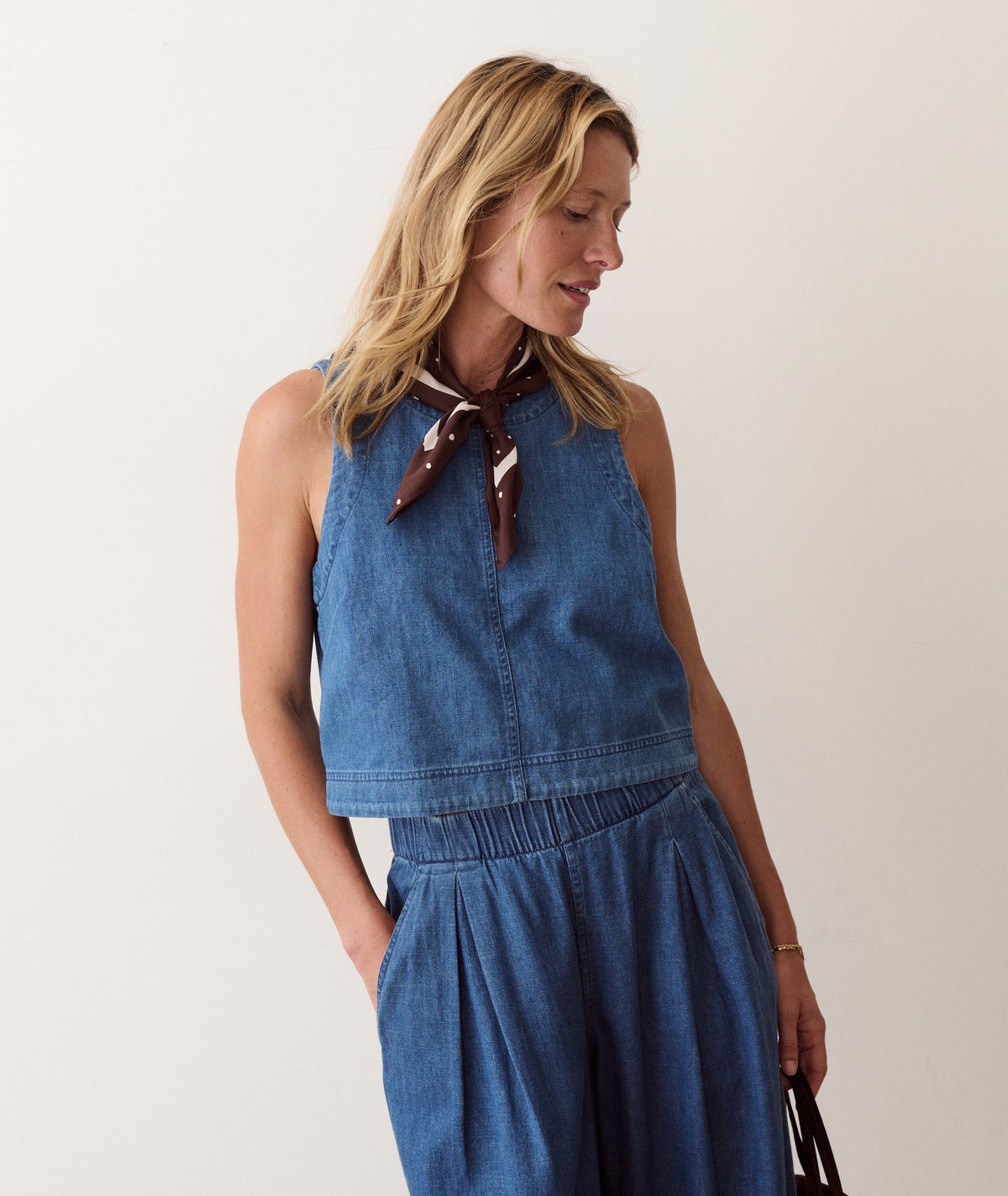 Marine Layer Quinn Denim Tank