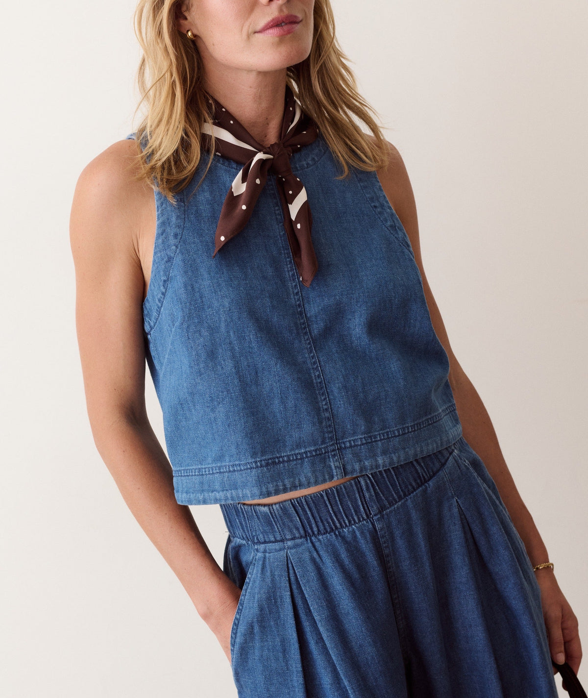 Marine Layer Quinn Denim Tank