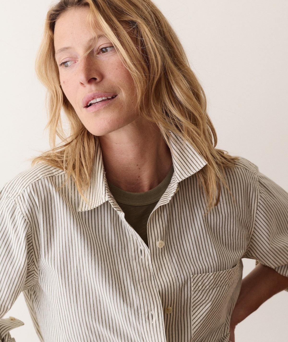 Marine Layer Jane Relaxed Cali Poplin Shirt