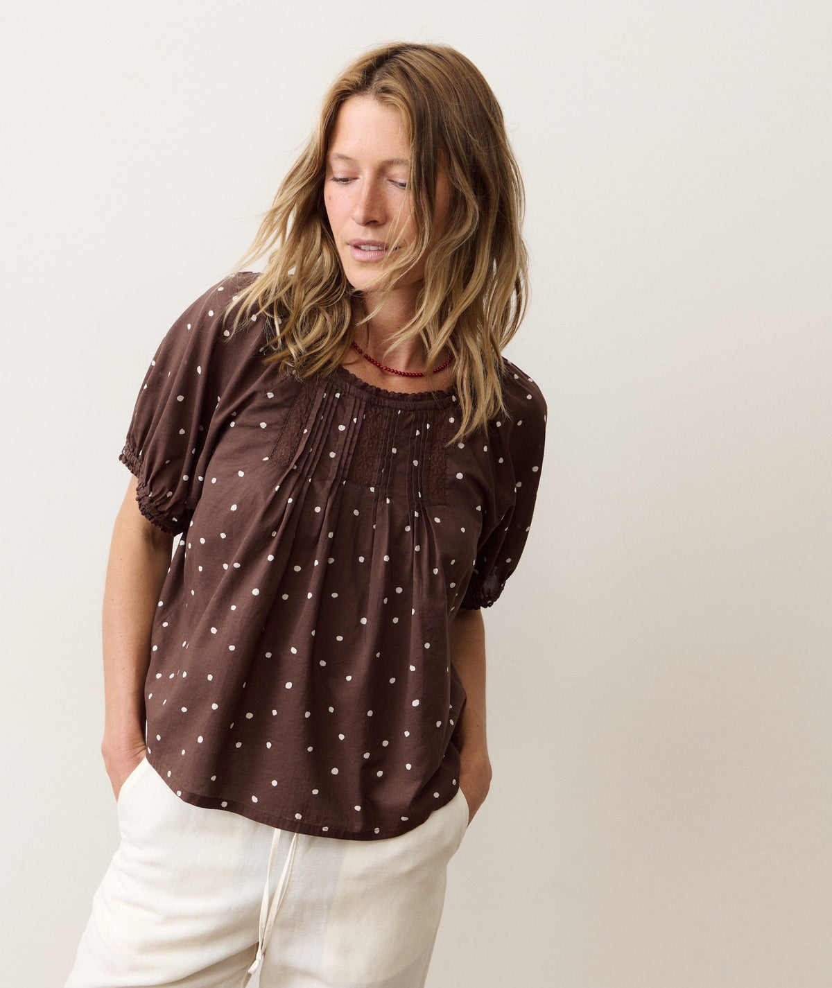 Marine Layer Celina Puff Top