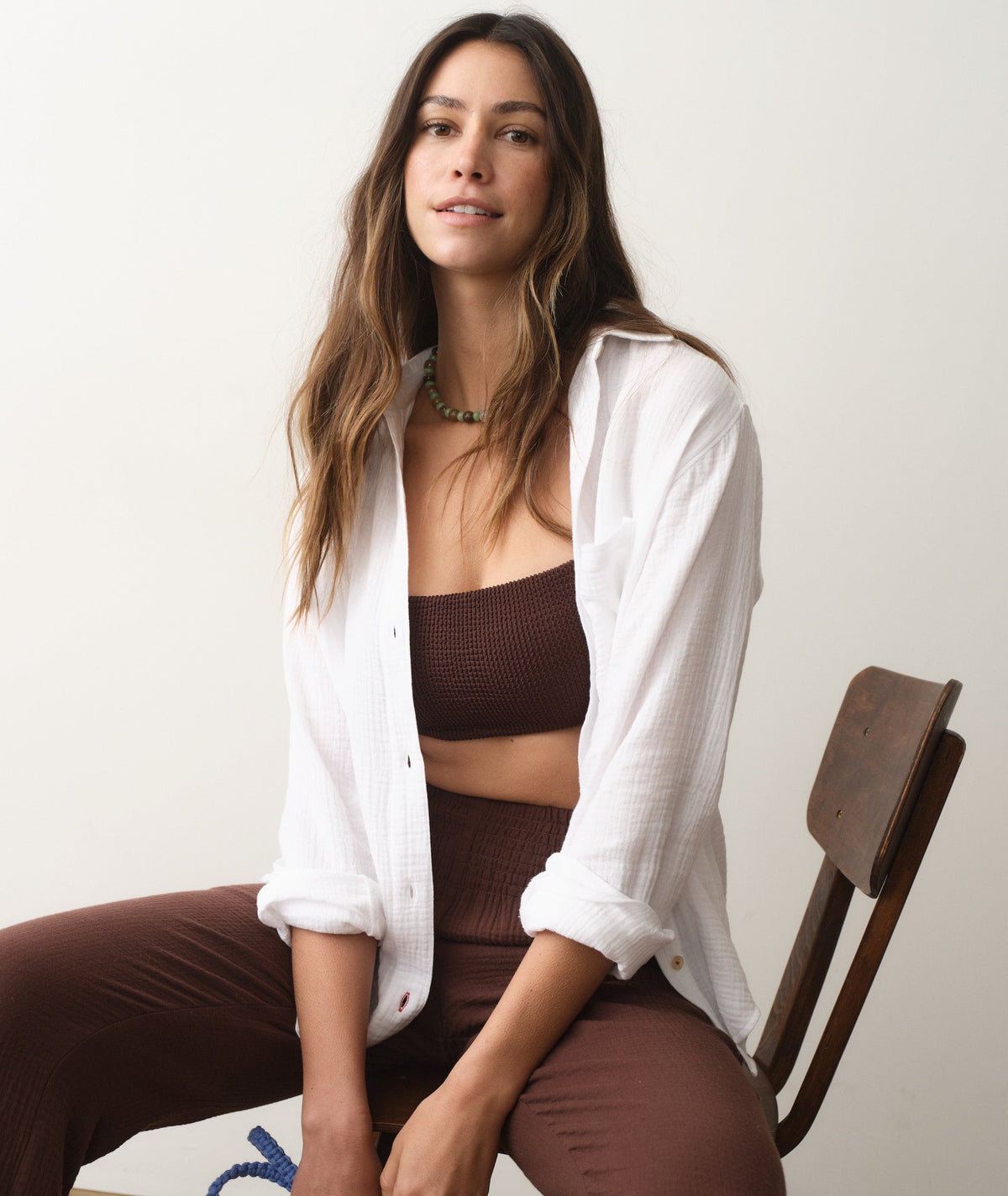 Marine Layer Jane Relaxed Double Cloth Shirt