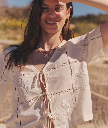 Marine Layer Marella Embroidered Top