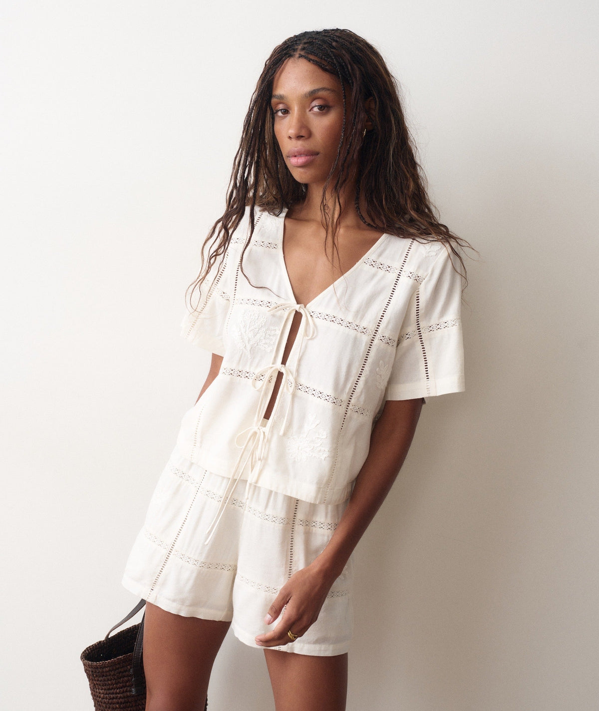 Marine Layer Marella Embroidered Top