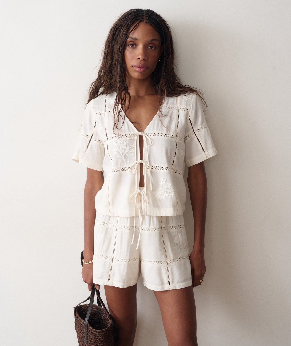 Marine Layer Marella Embroidered Top