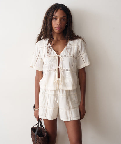 Marine Layer Marella Embroidered Top