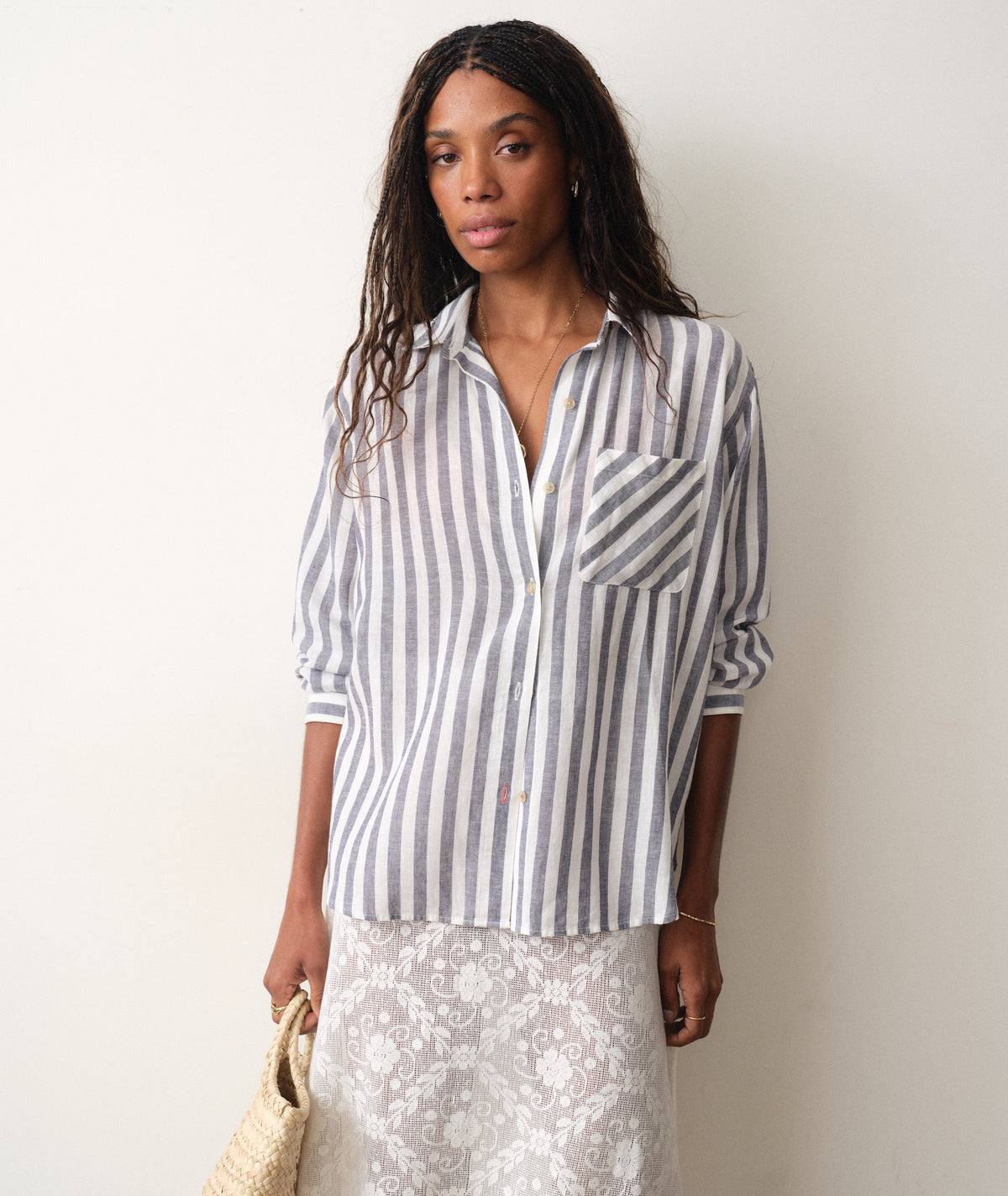 Marine Layer Jane Relaxed Linen Shirt