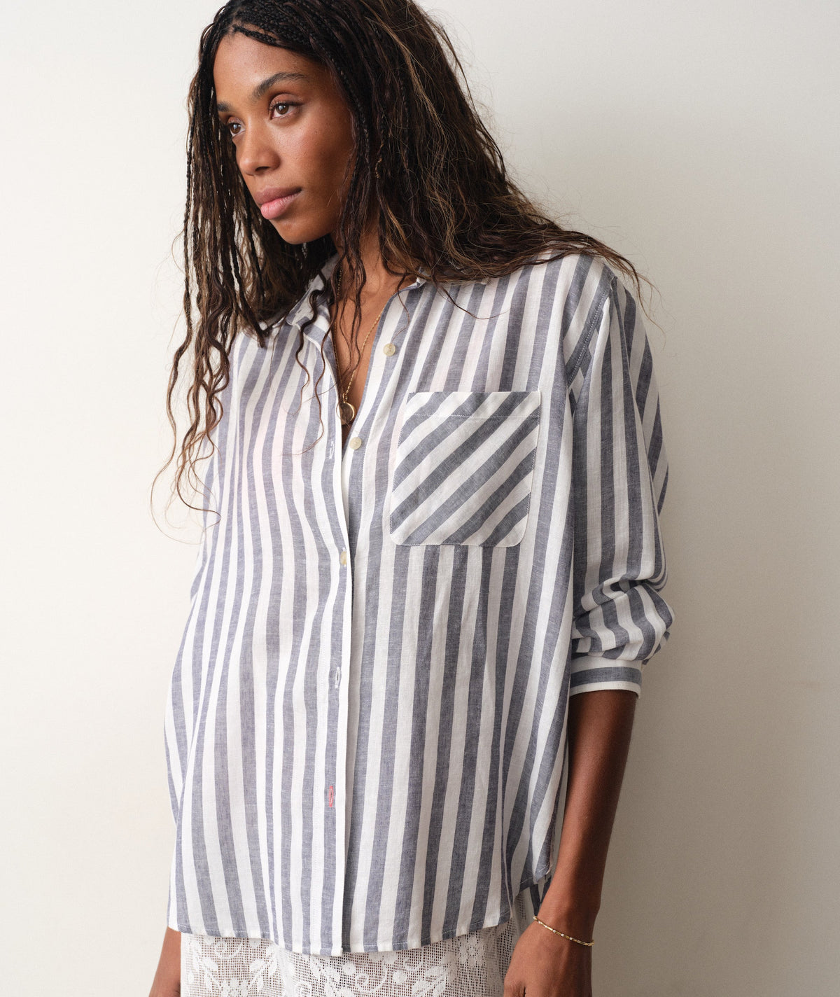 Marine Layer Jane Relaxed Linen Shirt