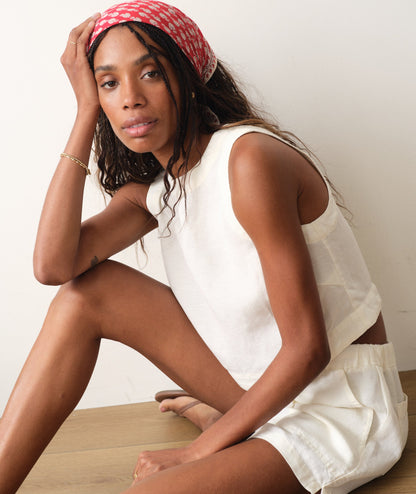 Marine Layer Quinn Linen Tank