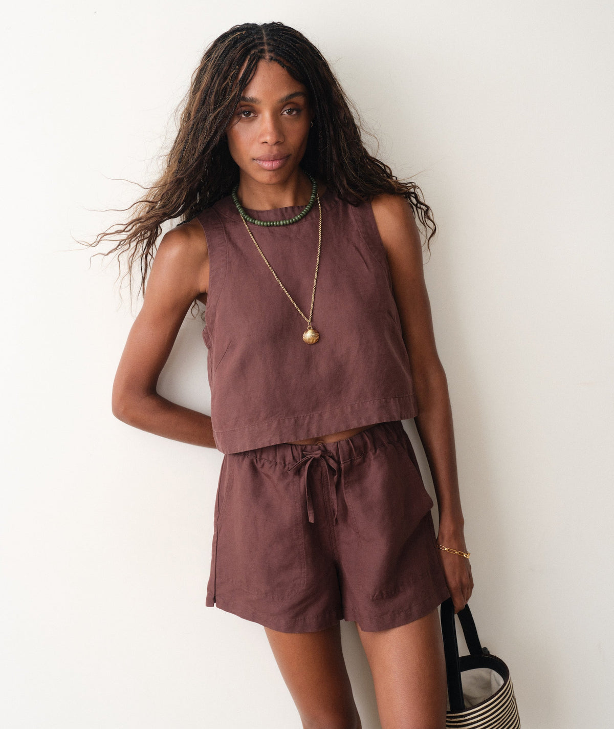 Marine Layer Quinn Linen Tank