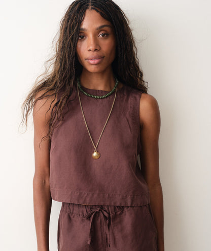 Marine Layer Quinn Linen Tank