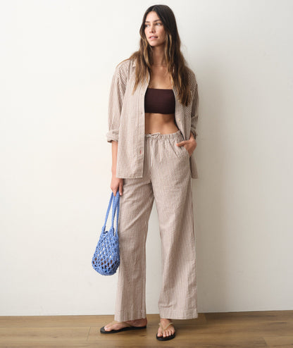 Marine Layer Josie Seersucker Drawstring Pant