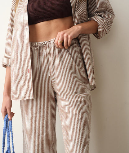 Marine Layer Josie Seersucker Drawstring Pant