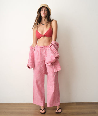 Marine Layer Josie Seersucker Drawstring Pant