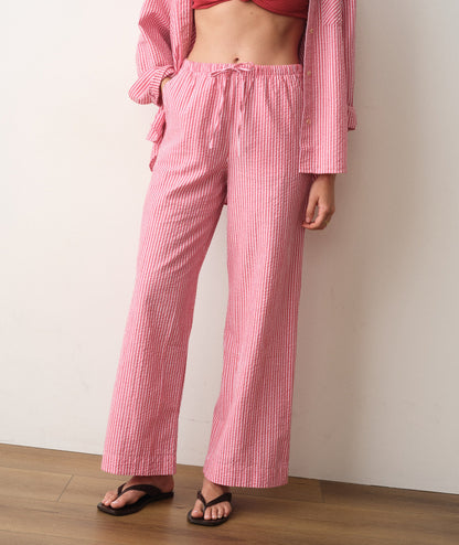 Marine Layer Josie Seersucker Drawstring Pant