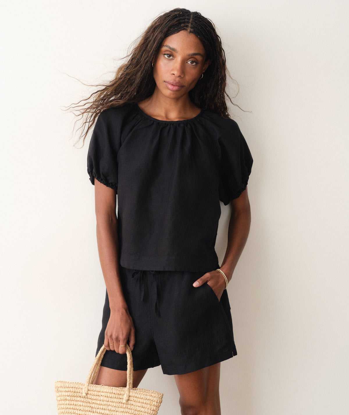 Marine Layer Rosa Linen Top