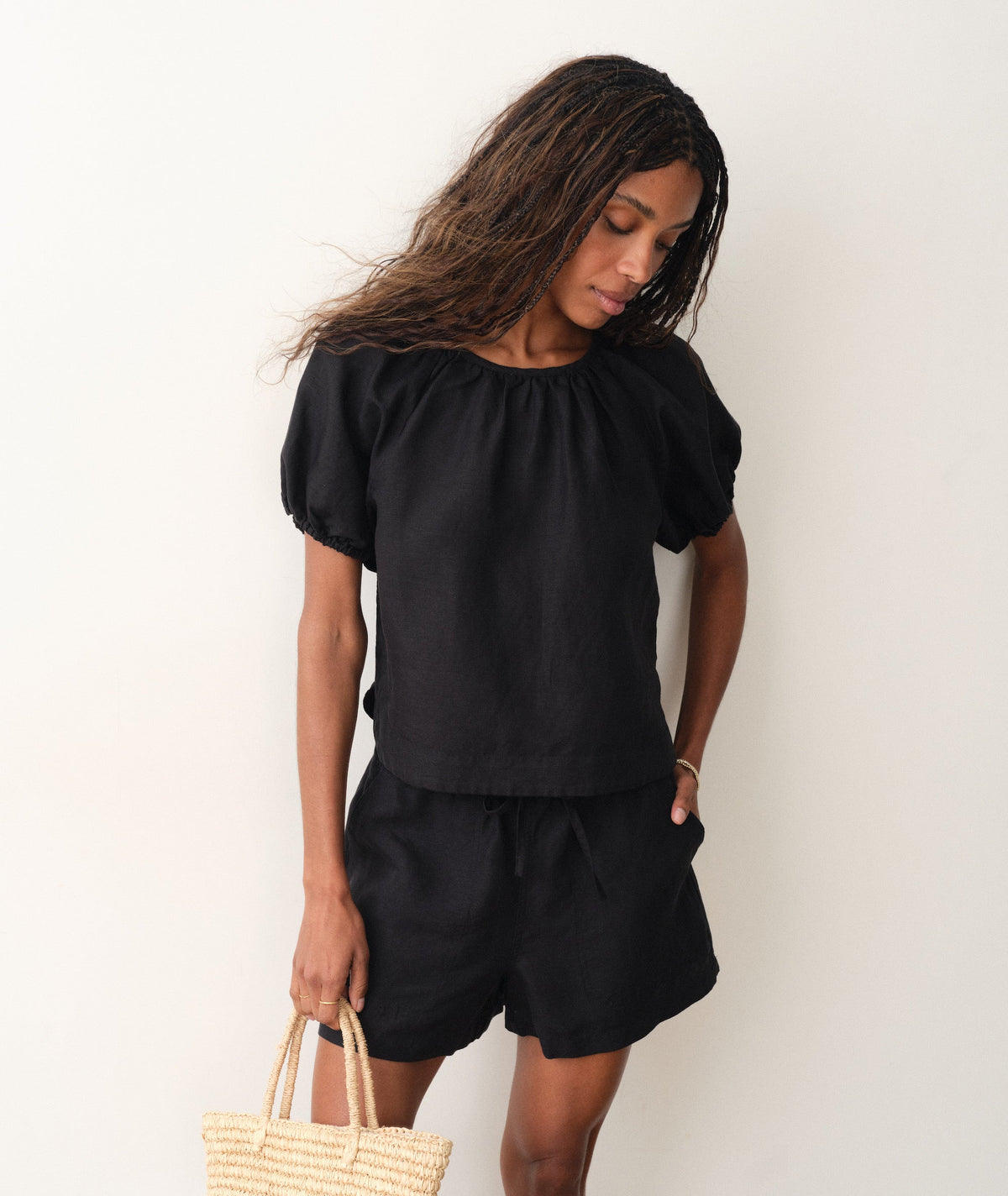 Marine Layer Rosa Linen Top