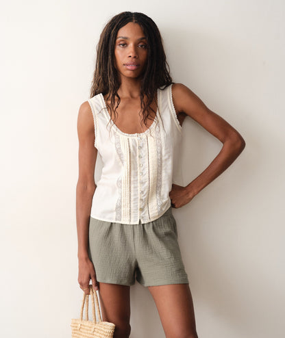 Marine Layer Isla Double Cloth Short