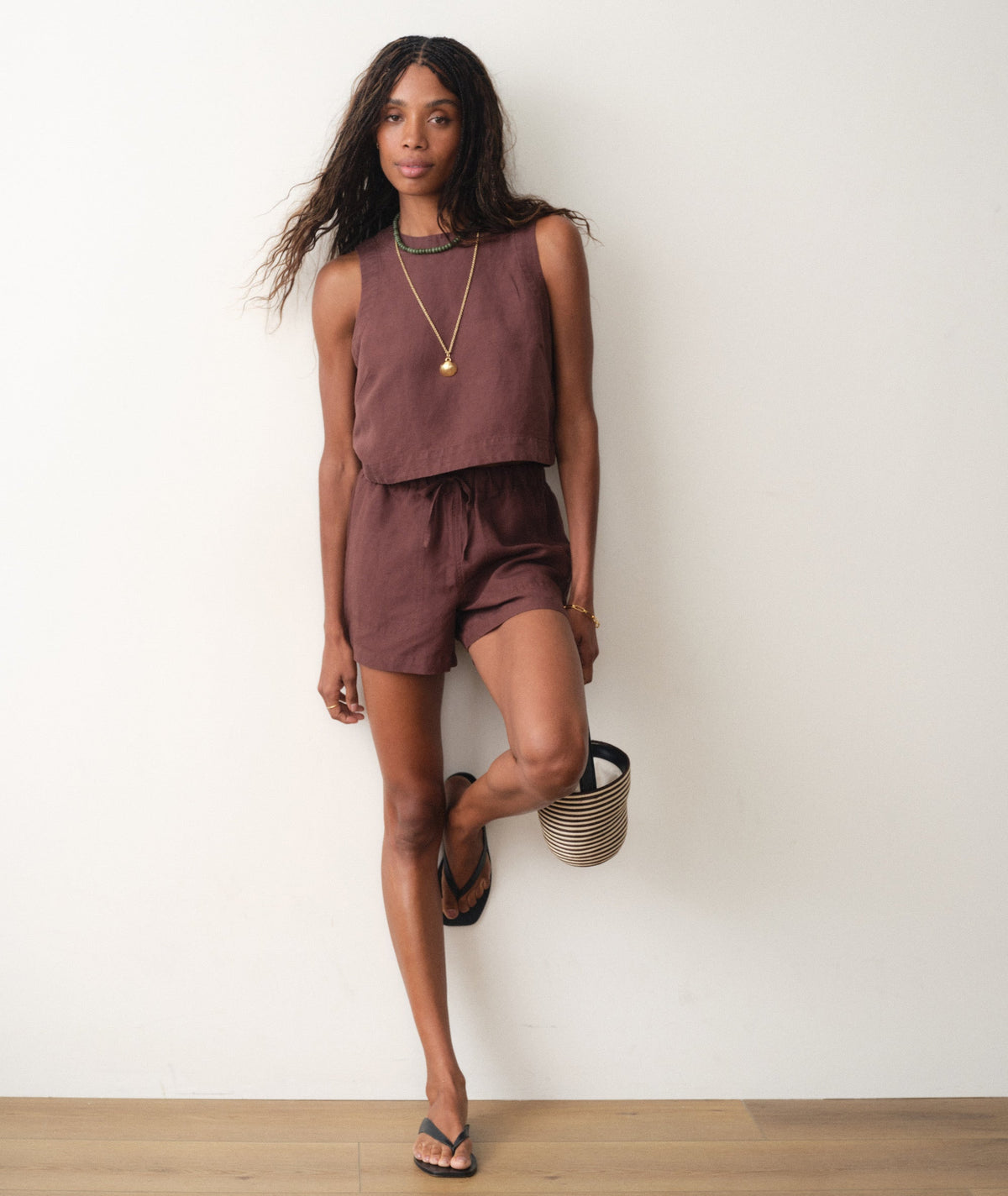 Marine Layer Linen Drawstring Short