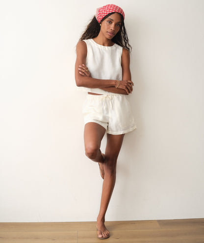 Marine Layer Linen Drawstring Short