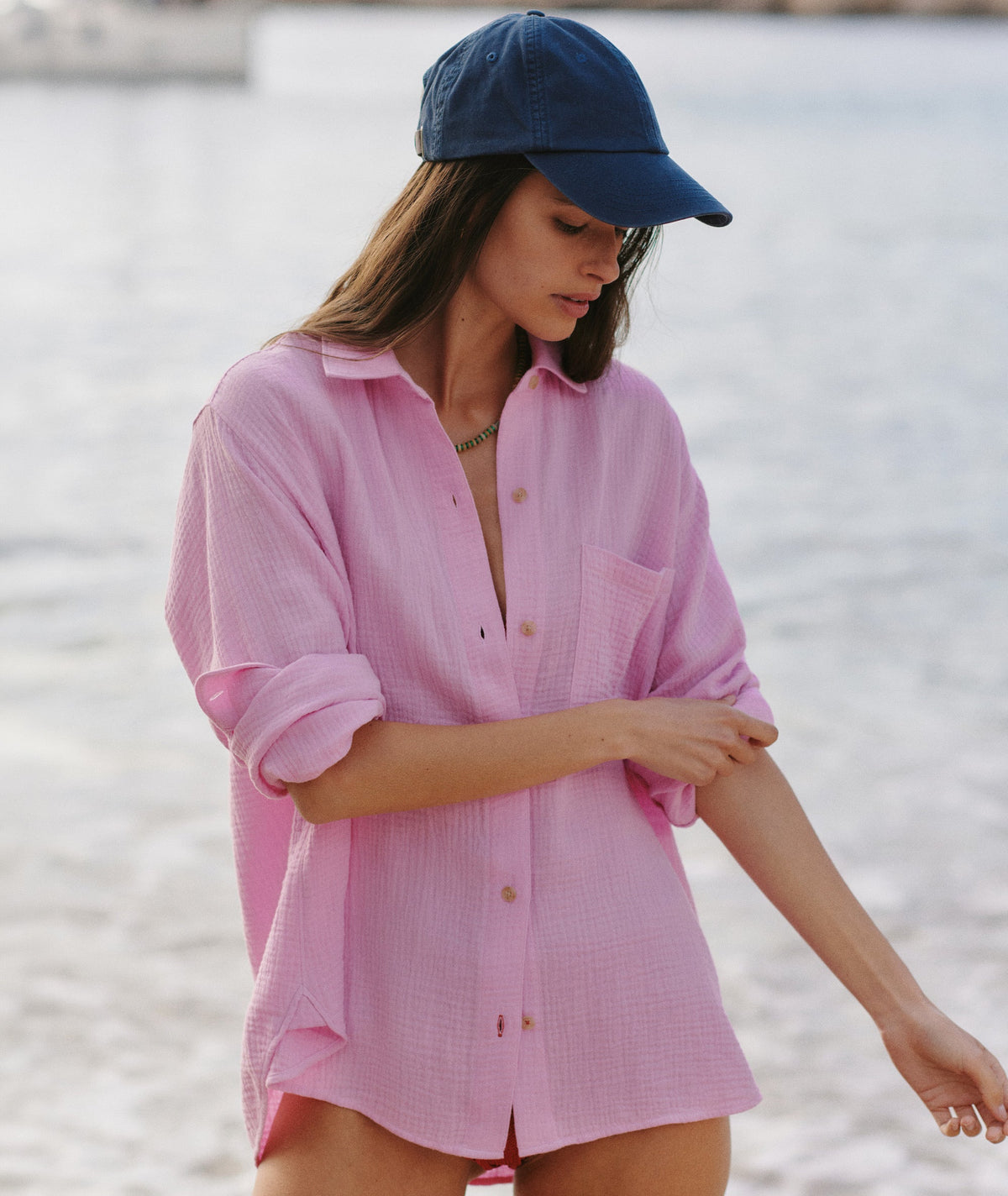 Marine Layer Jane Relaxed Double Cloth Shirt