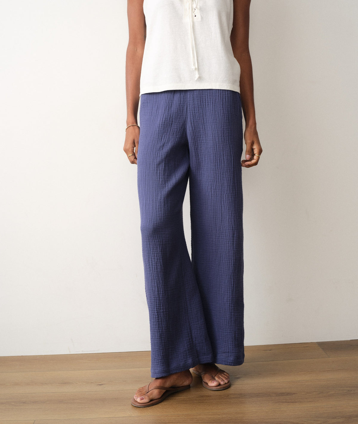 Marine Layer Isla Double Cloth Wide Leg Pant