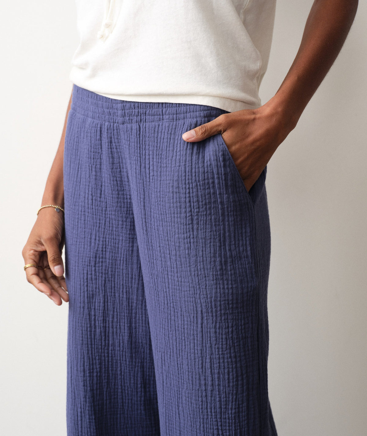 Marine Layer Isla Double Cloth Wide Leg Pant