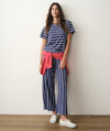 Bay Blue & White Stripe