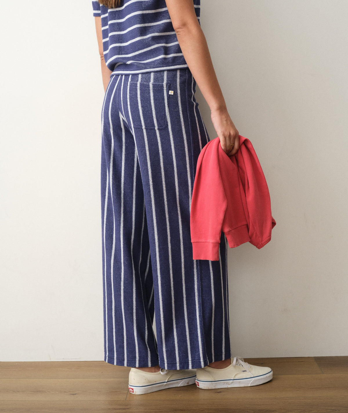 Marine Layer Beach Terry Wide Leg Pant