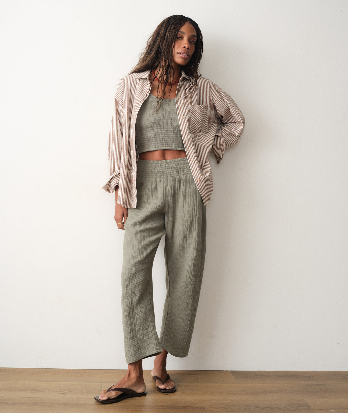 Marine Layer Georgia Double Cloth Barrel Pant