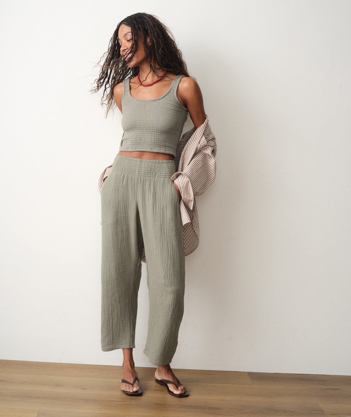 Marine Layer Georgia Double Cloth Barrel Pant