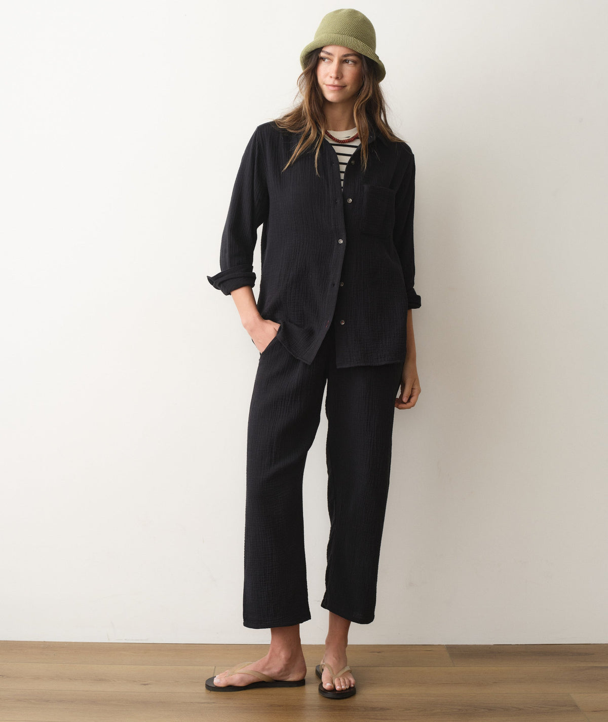 Marine Layer Georgia Double Cloth Barrel Pant