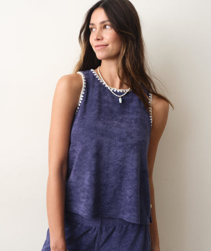 Marine Layer Beach Terry Shell Tank