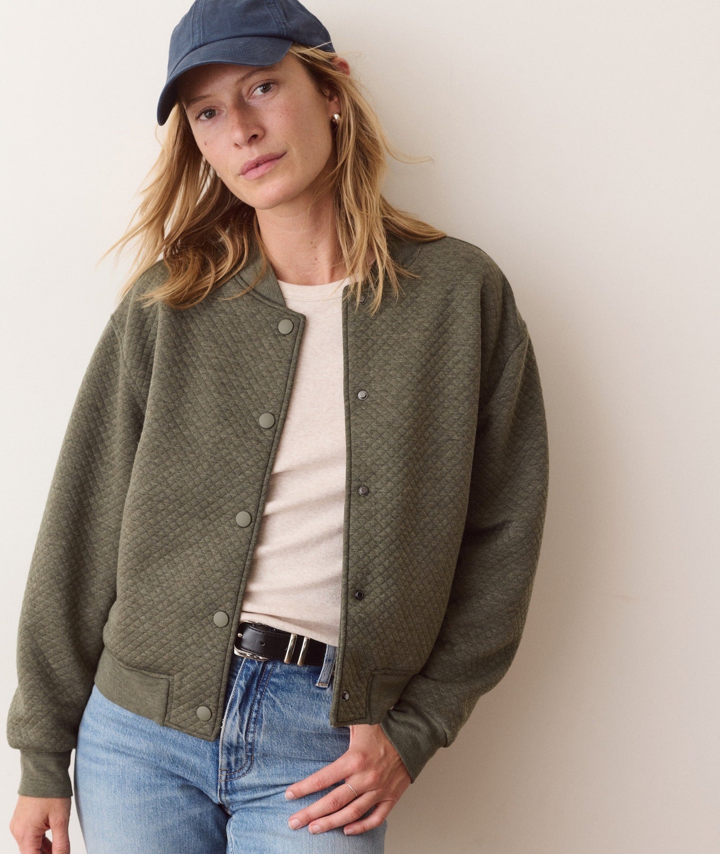 Marine Layer Corbet Quilted Bomber