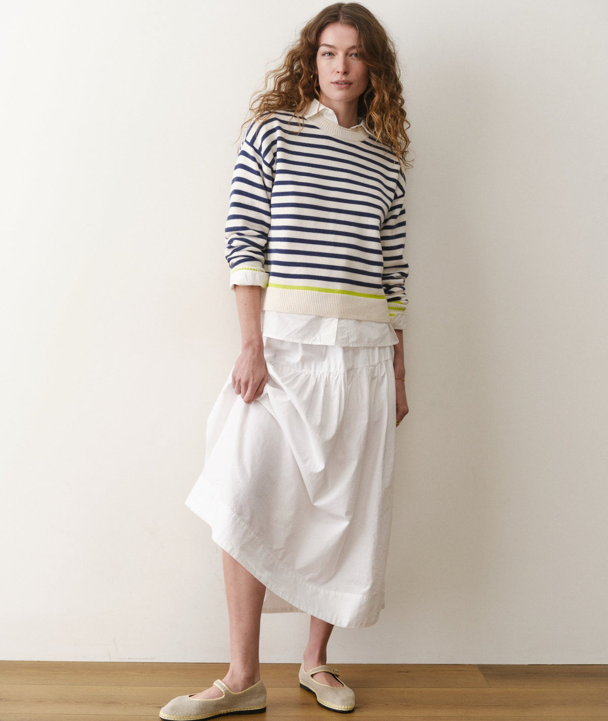 Marine Layer Gia Poplin Skirt