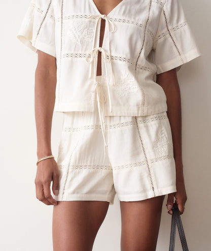 Marine Layer Marella Embroidered Short
