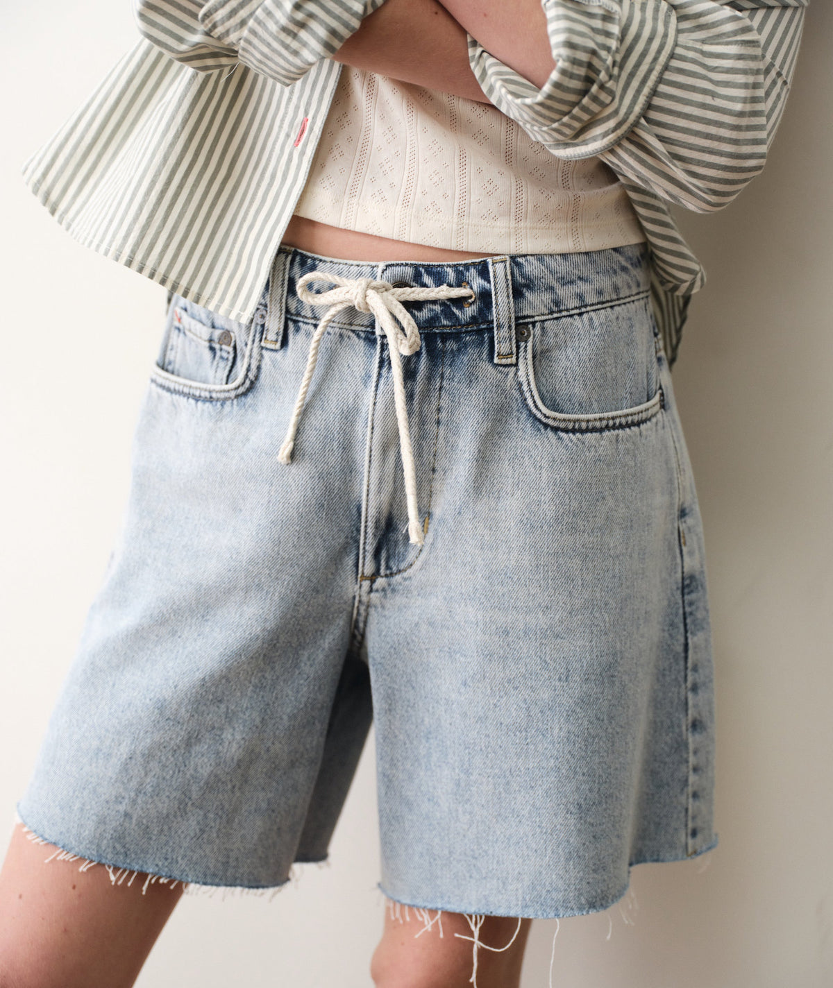 Marine Layer Rosalie Denim Bermuda Short
