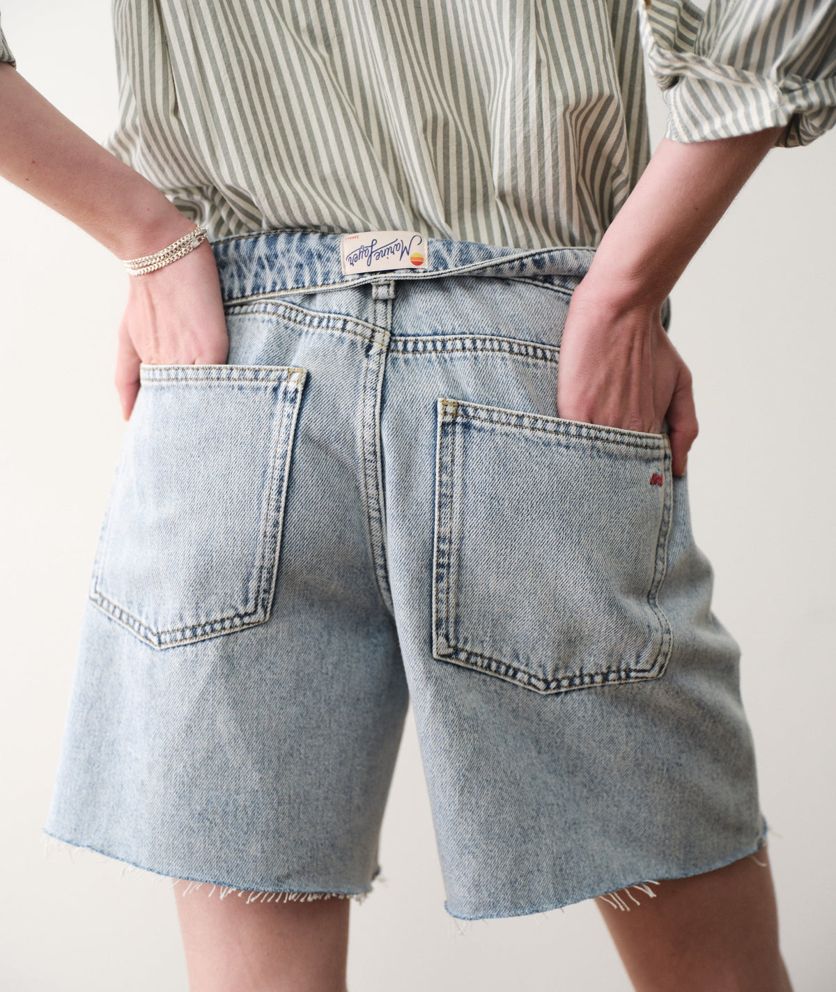 Marine Layer Rosalie Denim Bermuda Short