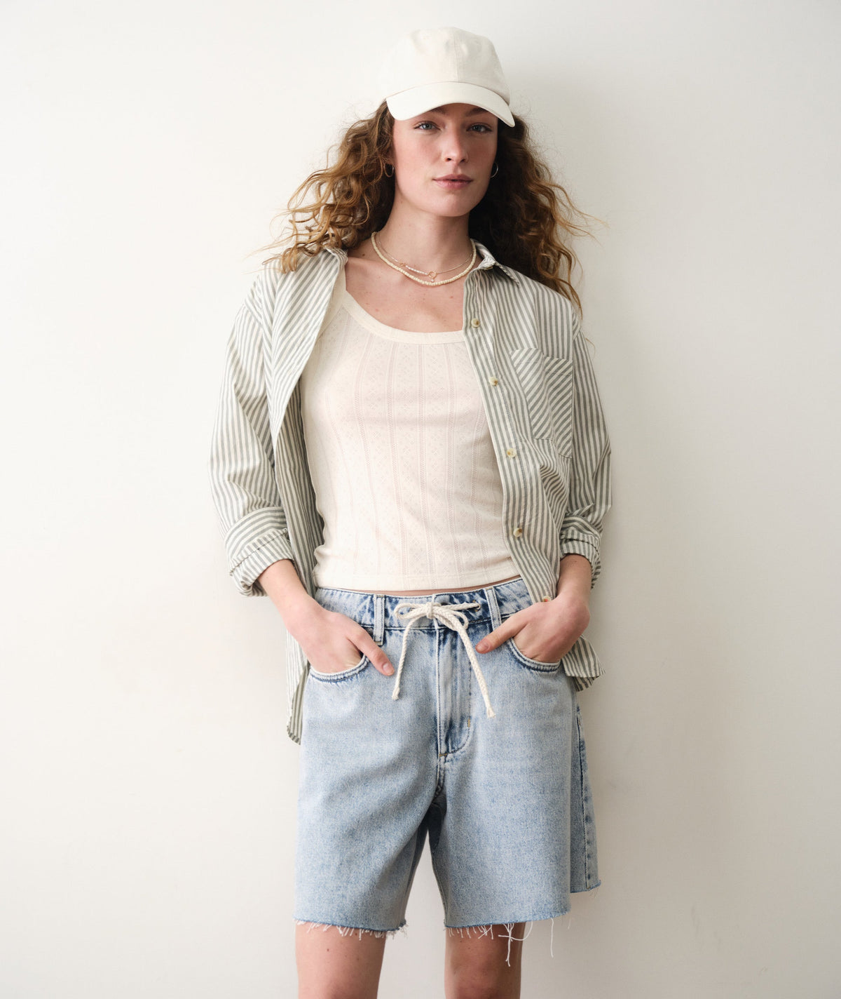 Marine Layer Rosalie Denim Bermuda Short